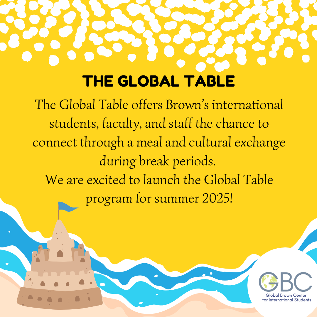 Poster describing the global table program